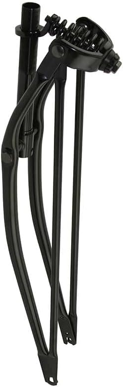 Bicycle 29" Straight Steel Plated Black Classic Spring Fork Bike