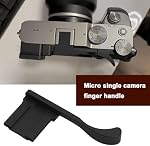 Poignée de maintien en métal pour chaussures chaudes Compatible avec Fujifilm FinePix X-E4 X100F X100V XPro2 XPro3 DSLR En alliage d'aluminium de poignée de main de caméra noir