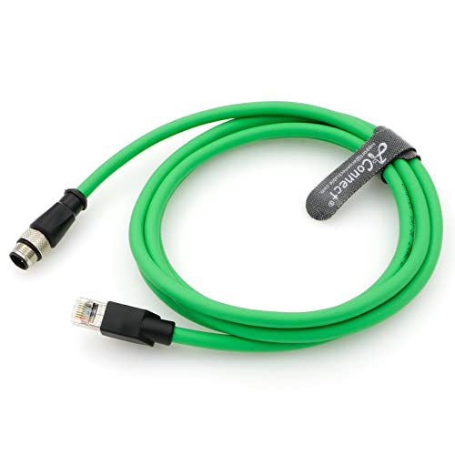 Cable Ethernet M12 D-Code 2 m con RJ45 Verde miniatura 6