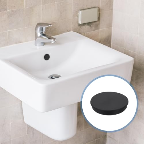 Image of uxcell 2Pcs Silicone Hole Plug, Waterproof Round Rubber Stoppers Bottle Seal Plugs Tube Pipe End Caps for 95mm /3.74 inch Hole for Bathtub Bottle, Black