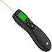 Presentation Remote Green Laser, Wireless Presenter Laser Pointer, Presentation Clicker LCD Display with Timer Rechargeable PPT PowerPoint Clicker for Office Teacher