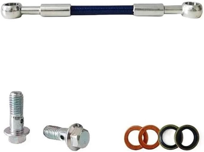 バイクホース 油圧クラッチチューブ オイル DOT 流体パイプライン ステンレススチール 編組ホース バンジョー オートバイ ブレー