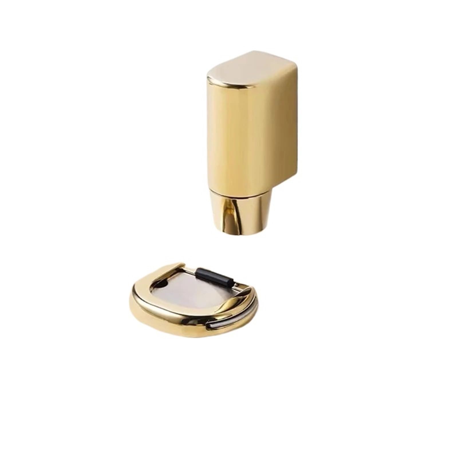 Kdhcvkz Pvd Gold 1Pcs Magnetic Door Suction No Punching Floor Suction Anti-Collision Door Stopper(Pvd Gold)