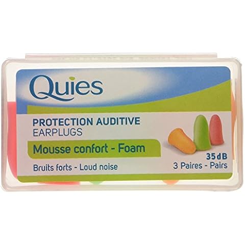 Quies Foam Earplugs - Pack of 3 Cover