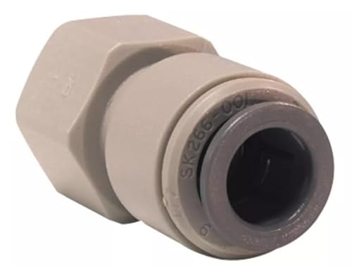 John Guest CM451513FS Acetal 3/8" Female Adaptor (BSP Thread) x 15mm Push Fit