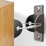 Furniture Strap for Baby Proofing, Metal Child Proofing Anti-tip Furniture Anchors (6 Pack), Secure 400 Pound Falling Furniture Prevention Straps Child Pet Safety Straps Earthquake Resistant (6)