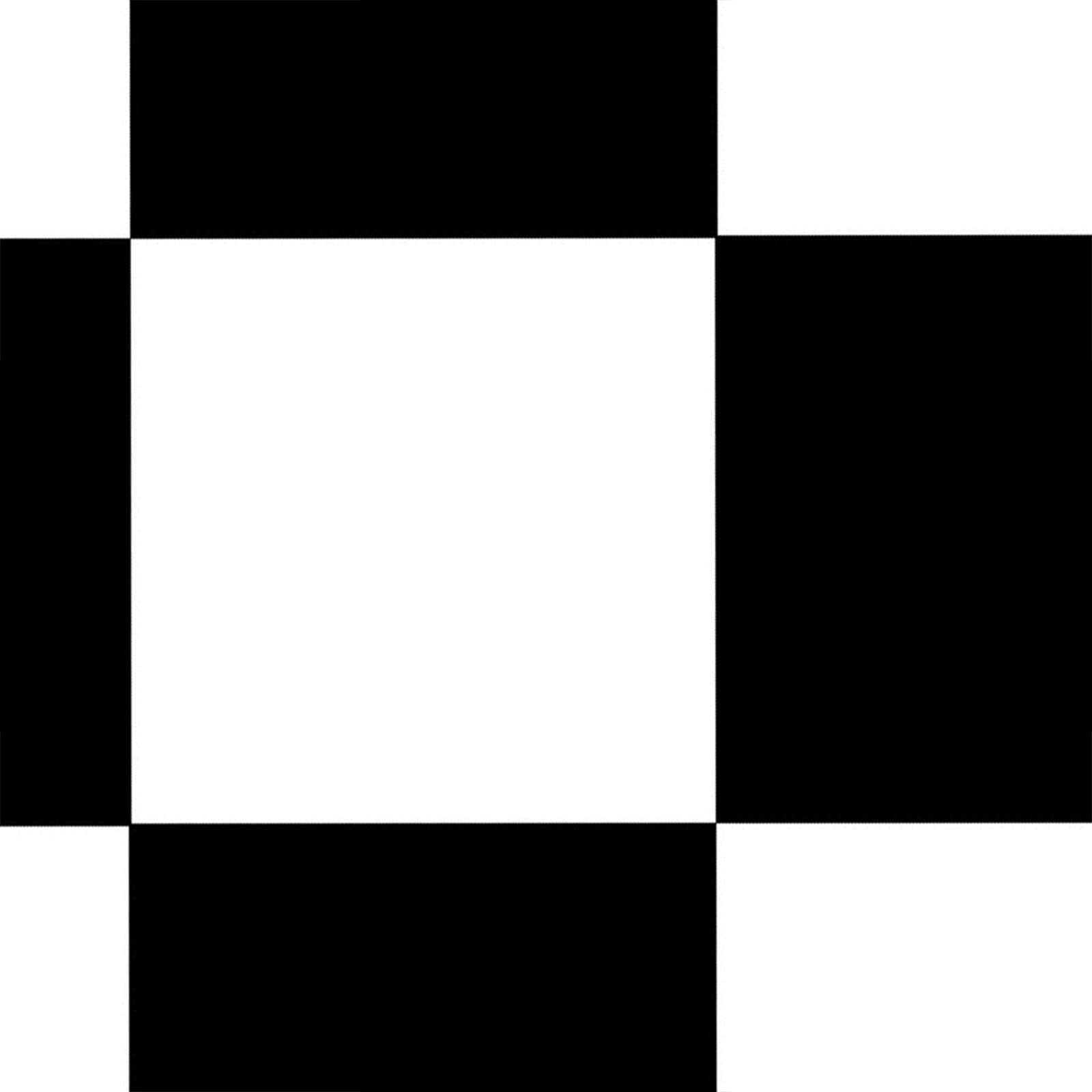 Black & White Patterned Magic Vinyl Flooring 2.8mm Realistic Foam Backed Lino Slip Resistant (Chessboard Tiles, 6m x 2m)