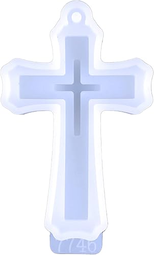 Moldes de resina para joyas llavero de silicona con agujero de resina epoxi para bricolaje llavero collar colgante herramientas para hacer joyas