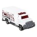 Matchbox Hitch & Haul Die-cast Vehicle Playset - Fire Rescue ~ 6 Piece Set ~ Hazmat Response Truck and Ambulance ~ Includes Firefighters, Billboard Sign and 2 Safety Barriers