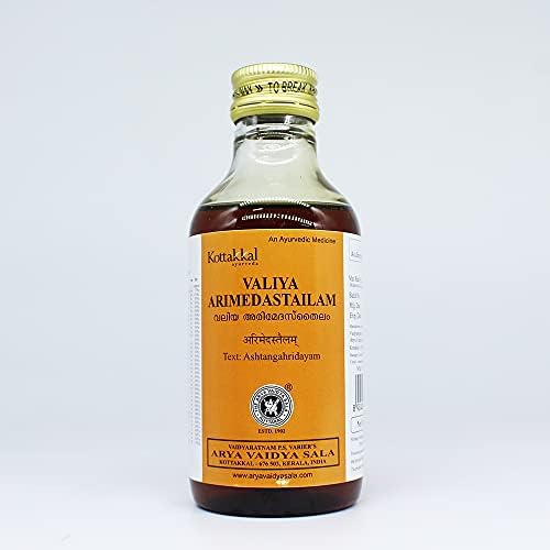Valiya Arimedas Tailam-200ML, (Pack Of 10), Of Arya Vaidya Sala Kottakkal and get Golden Oldie Herbs®, Sukanthi Pills-1gm