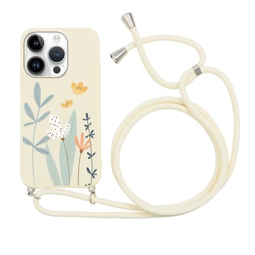 Ya en manzanajugosa.com: Yoedge - Collar Compatible con Apple iPhone 13 Pro 6,1", Funda de teléfono con cordón Ultra Delgado y Flexible, TPU Bumper Funda TPU de 360 Grados a Prueba de Golpes con cordón Ajustable, Fleuron