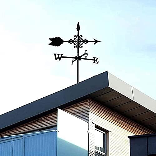 Outdoor Weather Vanes,Metal Art Weathervane for Garden Patio Yard Roof Mount,Creative Different Shapes Wind Direction Indicator by Jntahecg - Used condition - Image 3