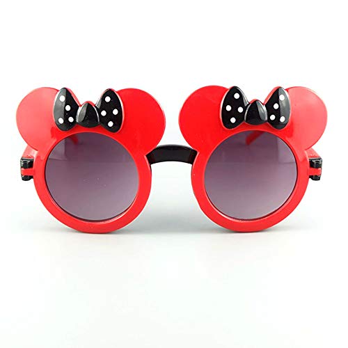 Kechio Childrens Mouse Ear Round Flip Out Sunglasses #TOP1
