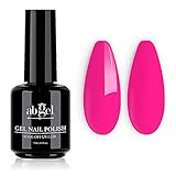 ❤️ Esmalte de uñas de gel de colores premium: estos colores de esmalte de uñas de gel Pink de 15 ml se seleccionan cuidadosamente, cada uno es clásico, senior y de uso más común.