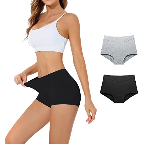 Migbean Cotton Boy Shorts Underwear For Women - Womens Boy Shorts Underwear,Boyshorts Panties For Women,Underwear Women #TOP2