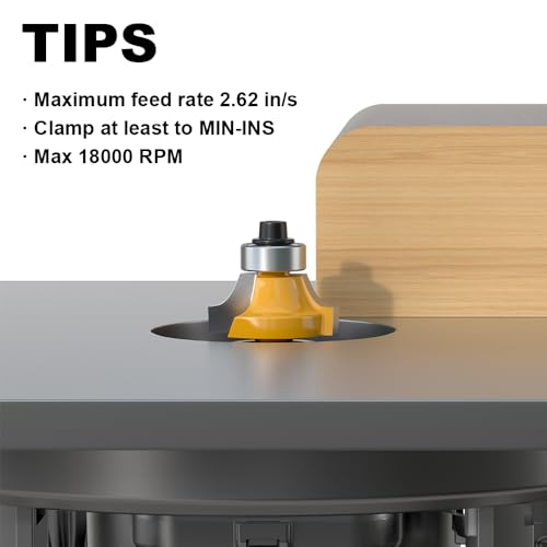 Image of Roundover Router Bit 1 /4 Shank, 5 /16 inch Radius Round Over Router Bits, Router Bits Round Over for Edging Forming Rounding Woodworking Cutter
