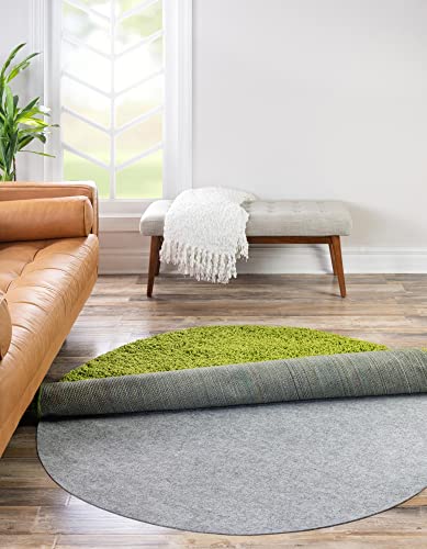 Rugs Rugs- 5' Round Everyday Performance Rug Pad 1/4 Inch Thick Felt & Non-Slip Backing Perfect For Any Flooring Surface thumb #1