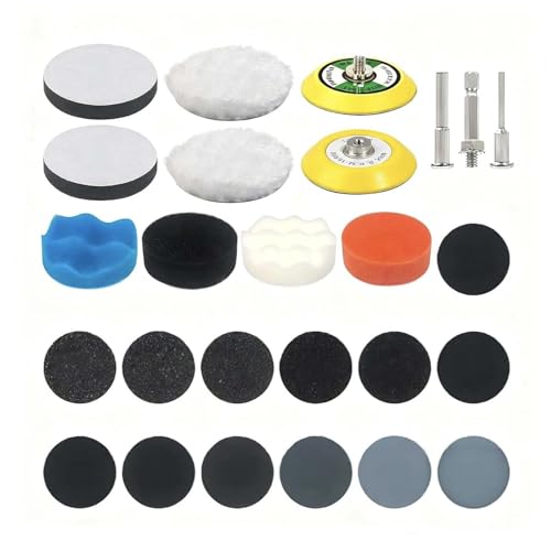Papier abrasif pour perceuse pour rénover la carrosserie et les meubles