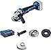 Price comparison product image Bosch Professional 18V System Cordless Angle Grinder GWS 18V-10 (115 mm disc diameter, without battery/charger, L-BOXX)