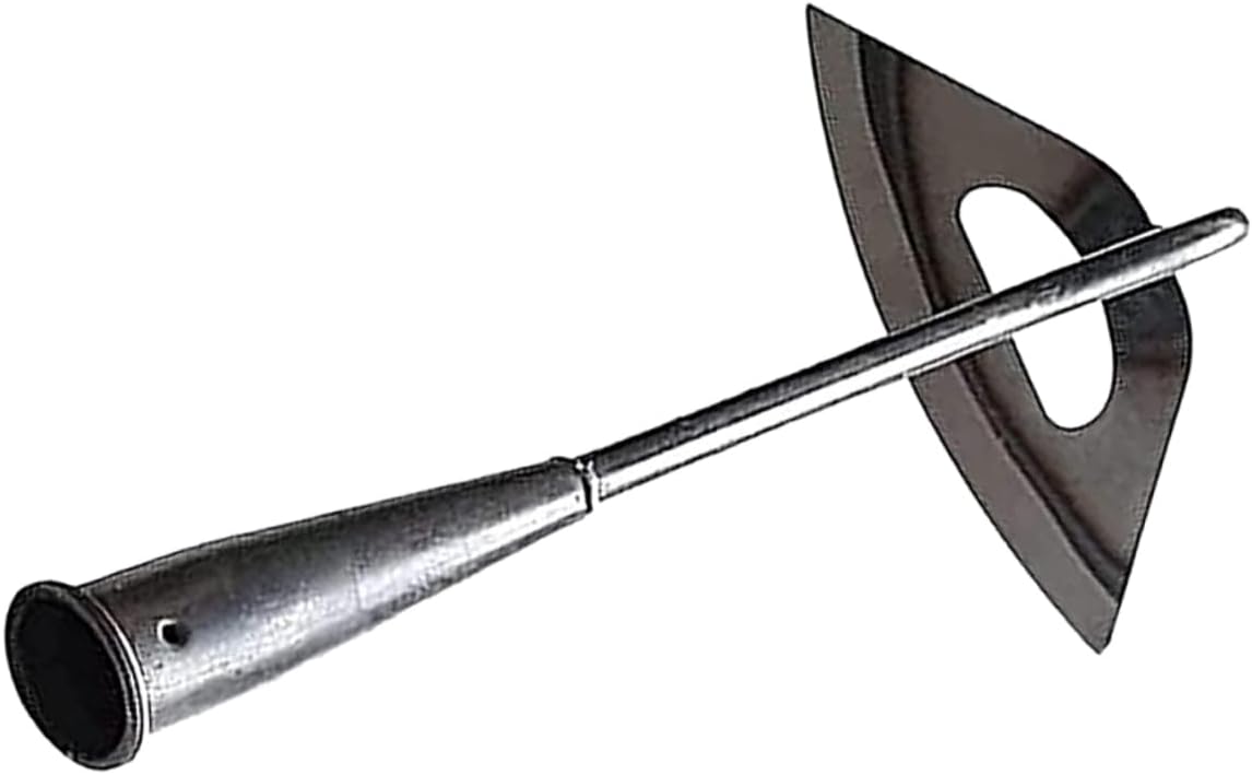 Garden Hoe Hollow Weeding Tool for Gardening Full Manganese Tool Handle Style for Planting and Soil Loosening