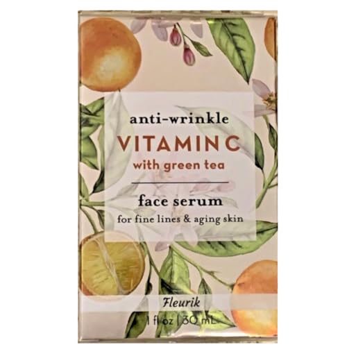 Fleurik Brightening Vitamin C with Turmeric Face Serum for Dark Spots & Dull skin 1 fl oz (30 ml)