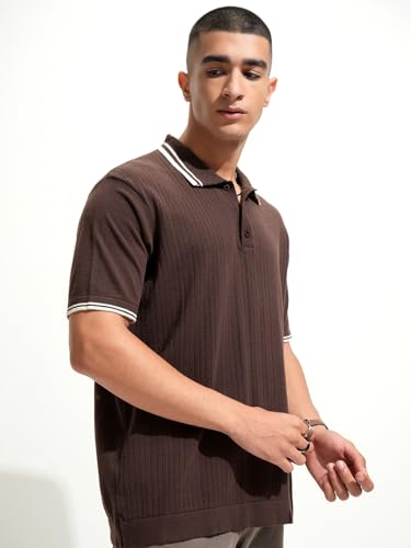 Image of Highlander Men's Polo Tshirt | Flat Knit | Regular Fit | Polo T-Shirt for Man