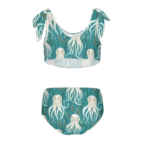 KLL Girls Bathing Suits Cute Toddler Swim Suit for Girls with Adjustable Strap2