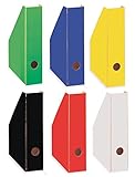 Format: DIN A4, aus Pappe 6 Stehsammler / Stehordner / DIN A4 / 6 verschiedene Farben