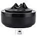 Cikonielf Luftbefeuchter, Mini Schwarz Luftbefeuchter Nachtlicht Aroma Aromatherapie-Maschine USB-betriebene Ausrüstung Schlafzimmer Haushaltswaren Befeuchtetes Ger?t