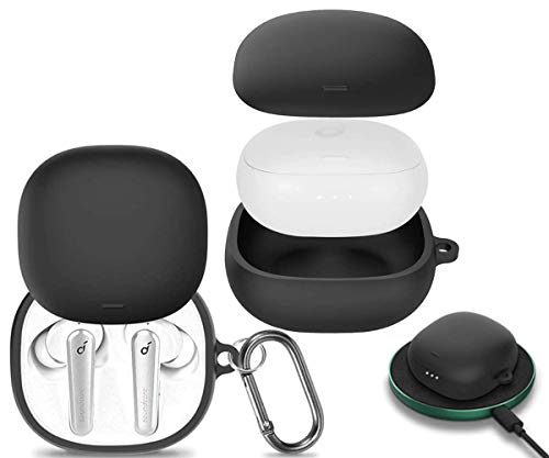 For Anker Soundcore Liberty Air 2 Pro ケース カバーワイヤレス イヤーホン 用 ケース シリコン収納ケース 着装まま充電可能 便利 旅行 軽量 全面保護カバー キズ防止 防塵 防震 軽量小型 保護ケース 紛失防止 男女兼用 收納 ケース Anker Soundcore Liberty Air 2 Pro 用