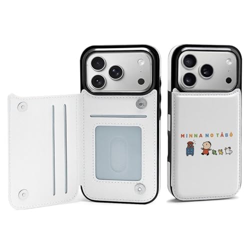 iPhone17Pro用ケース みんなのたあ坊 財布型 アイフォン17Pro用カバー 手帳型 かわいい 携帯用カバー カード収納 スタンド機能 スマホケース