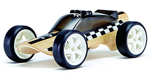 Hape Bamboo Toy Police Car Kid's Play Vehicle
