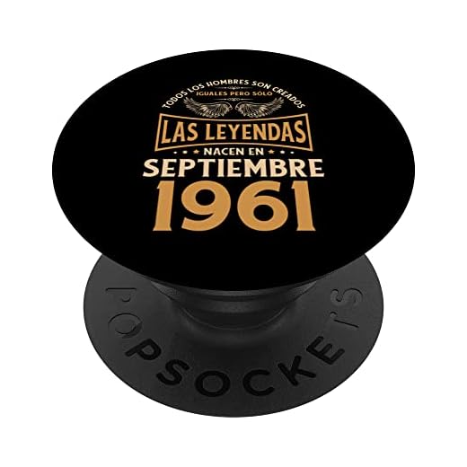 Cumpleaños Hombre Regalos Las Leyendas Septiembre 1961 PopSockets PopGrip Intercambiable