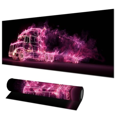 Tapis de souris XL antidérapant et grand tapis de protection clavier
