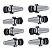 findmall CAT40-ER32 Collet Chuck 2.76 Inch Gage Length 8pcs Collet Chuck Set Fit for CNC Engraving Machine and Milling Lathe Tool