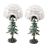 Décoration de maison de glace : conception compacte et pour un transport facile, une quantité suffisante peut répondre à vos demandes de quantité, modèle de mini maison de glace