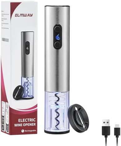VinoLux Series Rechargeable Electric Wine Opener – Electric Corks...