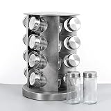 ▶ Diseño moderno: el aspecto simple del estante de especias de metal se adapta a muchos electrodomésticos de cocina.