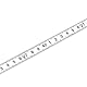Body Mass Index Rechner, Rundes BMI-Body-Mass-Index-Teleskop-Maßband Kann Verwendet Werden, um Taillenumfang und Body-Mass-Index zu Messen 1,5 M