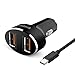 Car Charger, Nexcon 6.6A / 33W 3 USB Ports Car Charger with SmartIC Technology - Rapid Portable Travel Charger for Apple iPhone 7 6 6S Plus 5S SE, Galaxy S6/S6 Edge, All USB Powered Device, Black/Blue