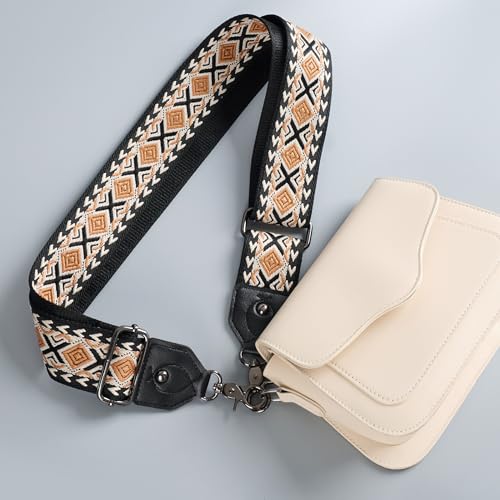 Image of chushui Silver Hardware Purse Strap,Replacement Crossbody Adjustable Shoulder Strap for Handbag Bag