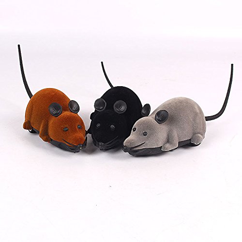 Eocusun Funny Electric Remote Control Mouse Rat Toy Pet Cat Toys For Dogs Pets Kids, Grey #TOP6
