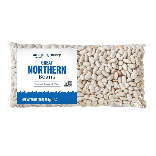 Amazon Grocery, Great Northern Beans, 16 Oz (Previously Amazon Fresh, Packaging May Vary).