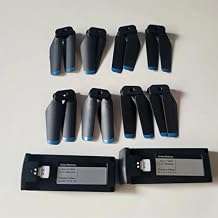 Drone Battery Kit, for JJRC H111 Mini Drone Lipo Battery with Drone Propellers Blade Spare Part Kit for JJRC H111 Drone RC Quadcopter Accessories