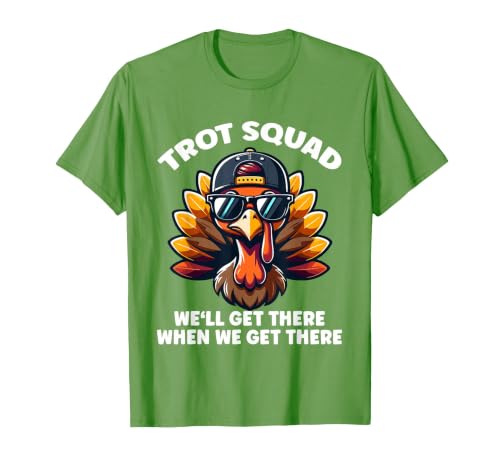 Thanksgiving Turkey Running Outfit Gear Costume Turkey Trot T-Shirt, Men, Grass Green, Small