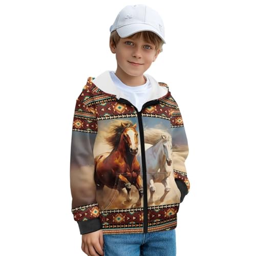 DISNIMO Zip Up Hoodies for Boys Fleece Hoodie Zipper Sweatshirts Girls Hooded Sweatshirt Graphic Jacket Long Sleeve Coat