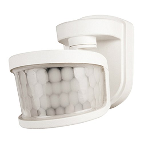 NSLW2000 PIR Lighting Controller Switch 180° (White) - packaged as Newlec NLPIRW2A