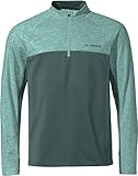 klimaneutral hergestellt VAUDE Herren Men\'s Virt Qzip Ls Ii T Shirt, Dusty Moss, L EU