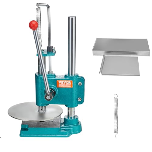 Vevor MANUAL PIZZA DOUGH PRESS MACHINE 24 CM Manual Pizza Dough Press Machine, 9.5Inch/24Cm Household Pizza Pastry, Stainless Steel Pizza Presser, Commercial Chapati Sheet Pizza Crust Press Plate thumb #8