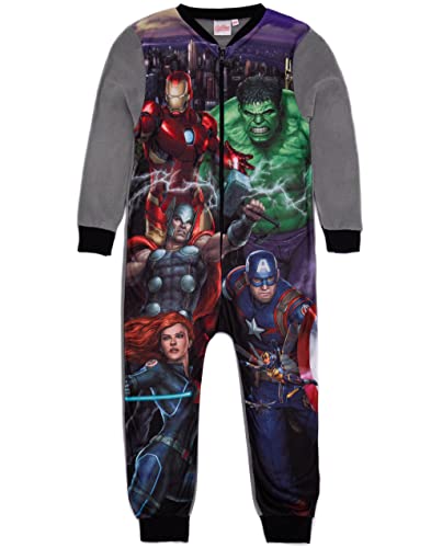 Pyjama Avengers pour enfant idéal pour les soirées cocooning et week-ends cocooning en polaire